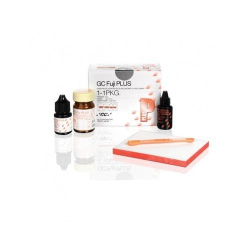 GC 3211 Fuji Plus 1:1:1 Package Glass ionomer Luting Cement Full Set A3 GC 3211 Fuji Plus 1:1:1 Package Glass ionomer Luting Cement Full Set A3